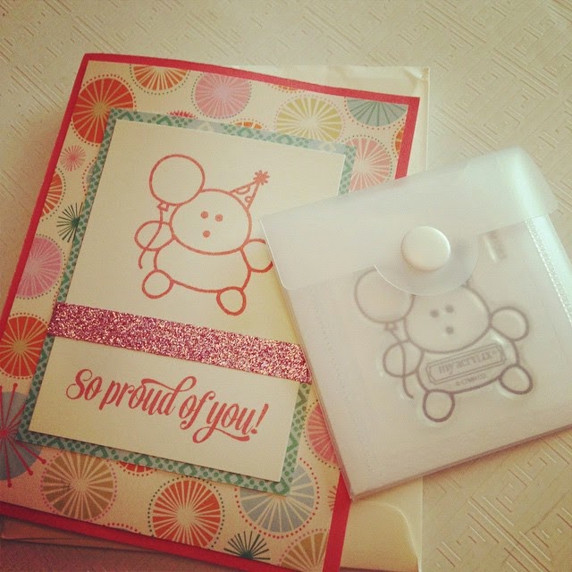 Sticky Boy came to visit