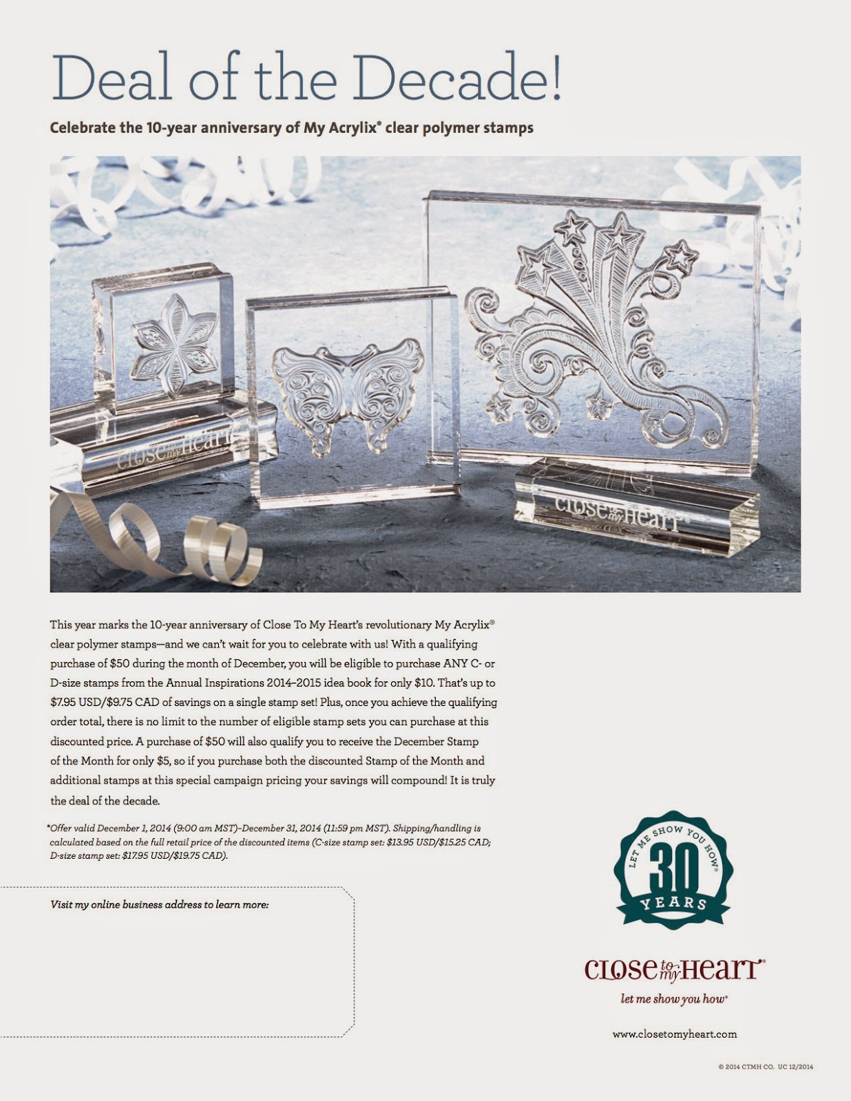 The Month of December Specials