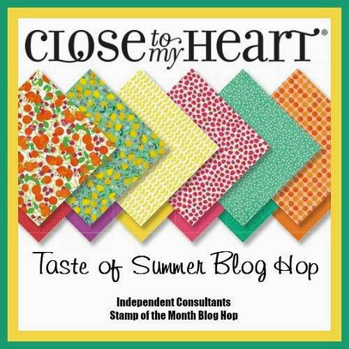 Stamp of the Month Blog Hop- Taste of Summer