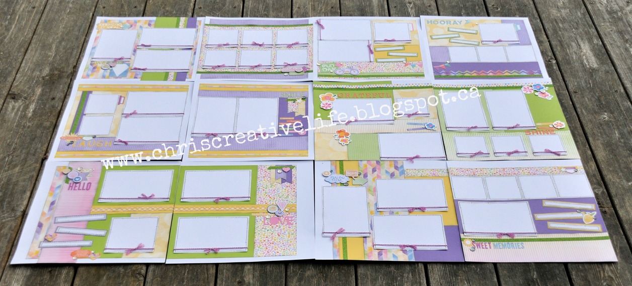 Chris’ Creative Pages kit for December- Kaleidoscope