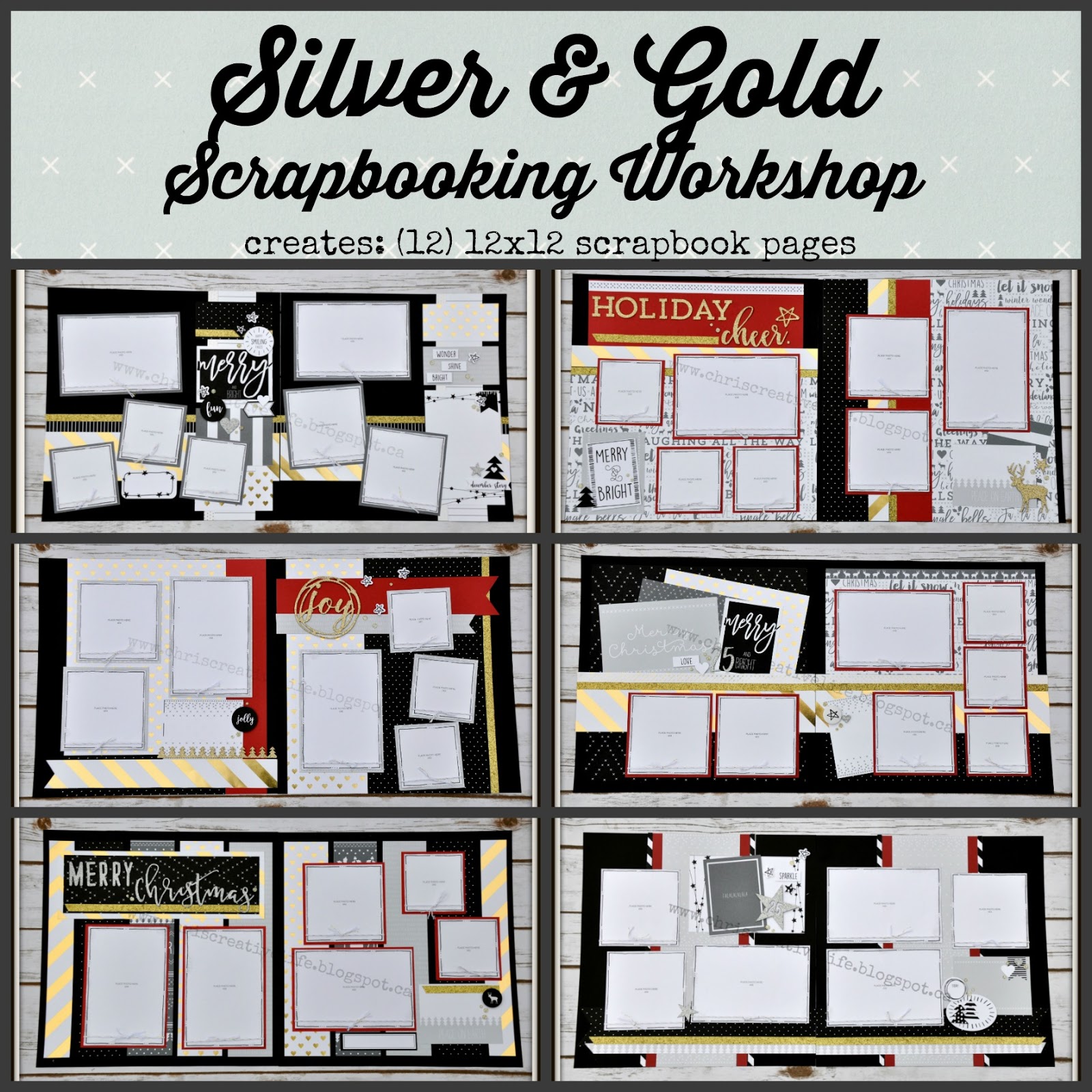 Silver & Gold Scrapbooking Workshop