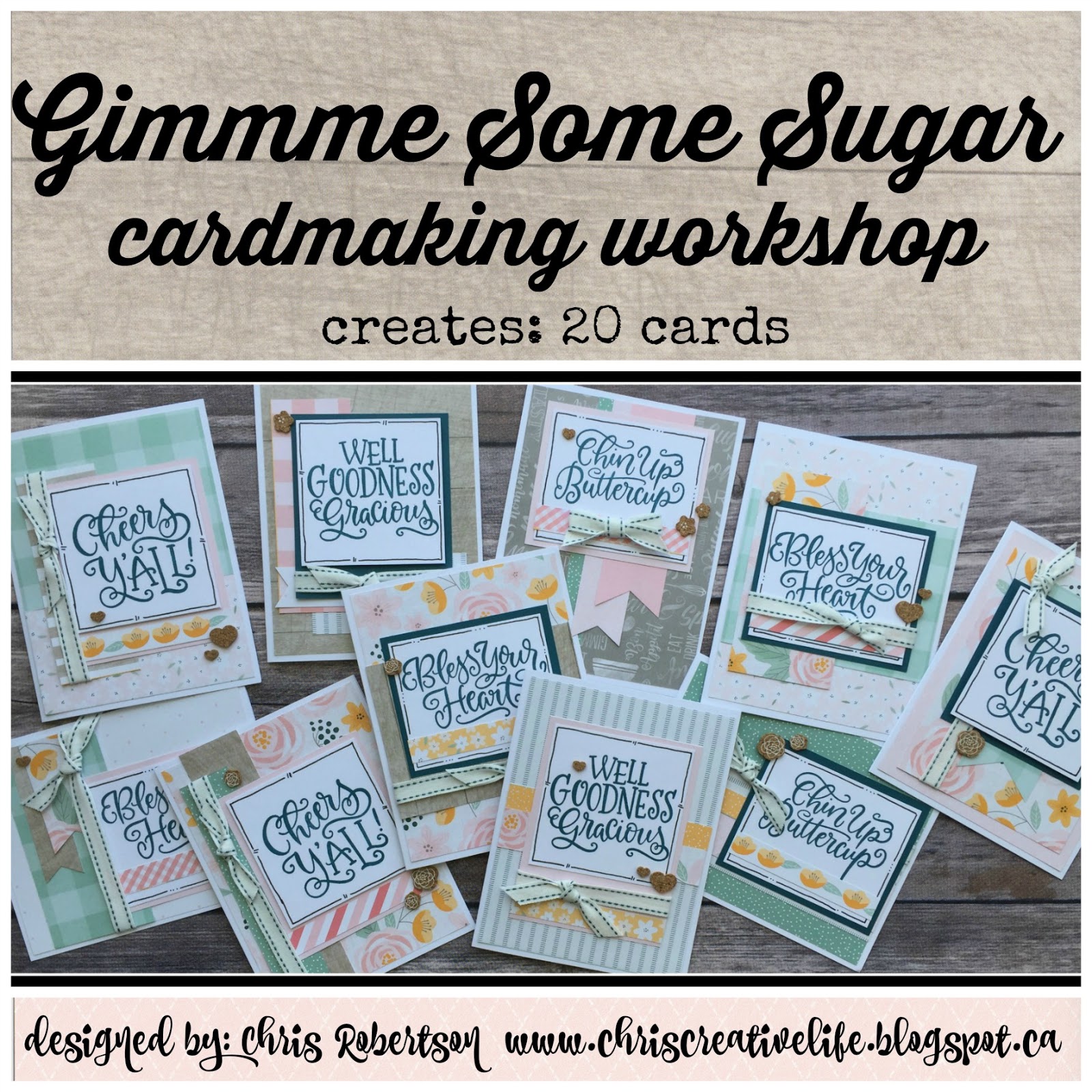 Gimme Some Sugar Cardmaking Workshop