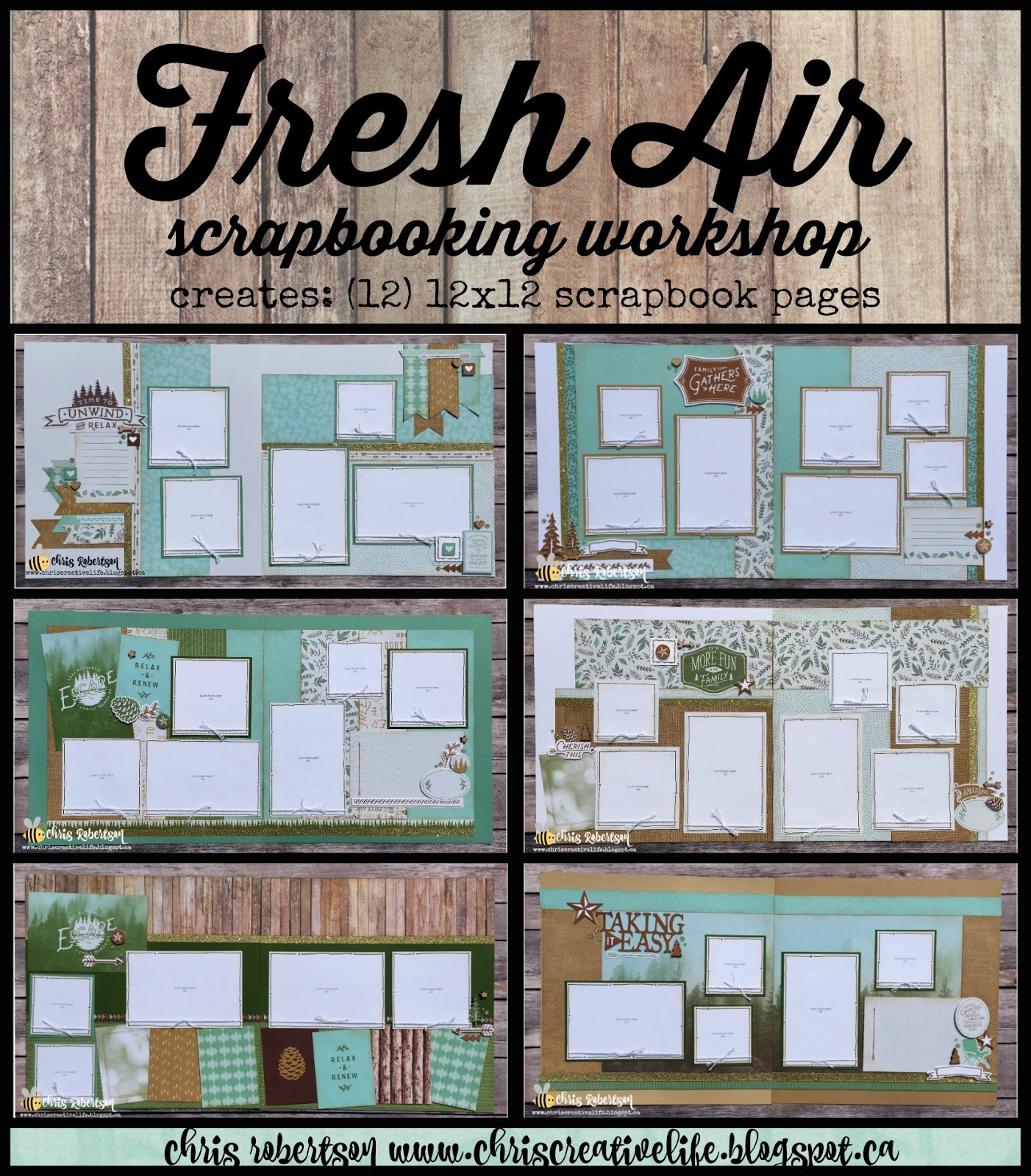 Fresh Air Scrapbooking Workshop