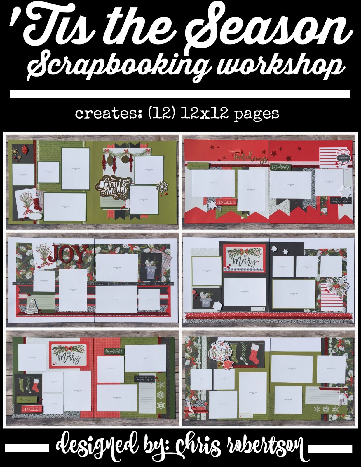 ‘Tis the Season Scrapbooking Workshop