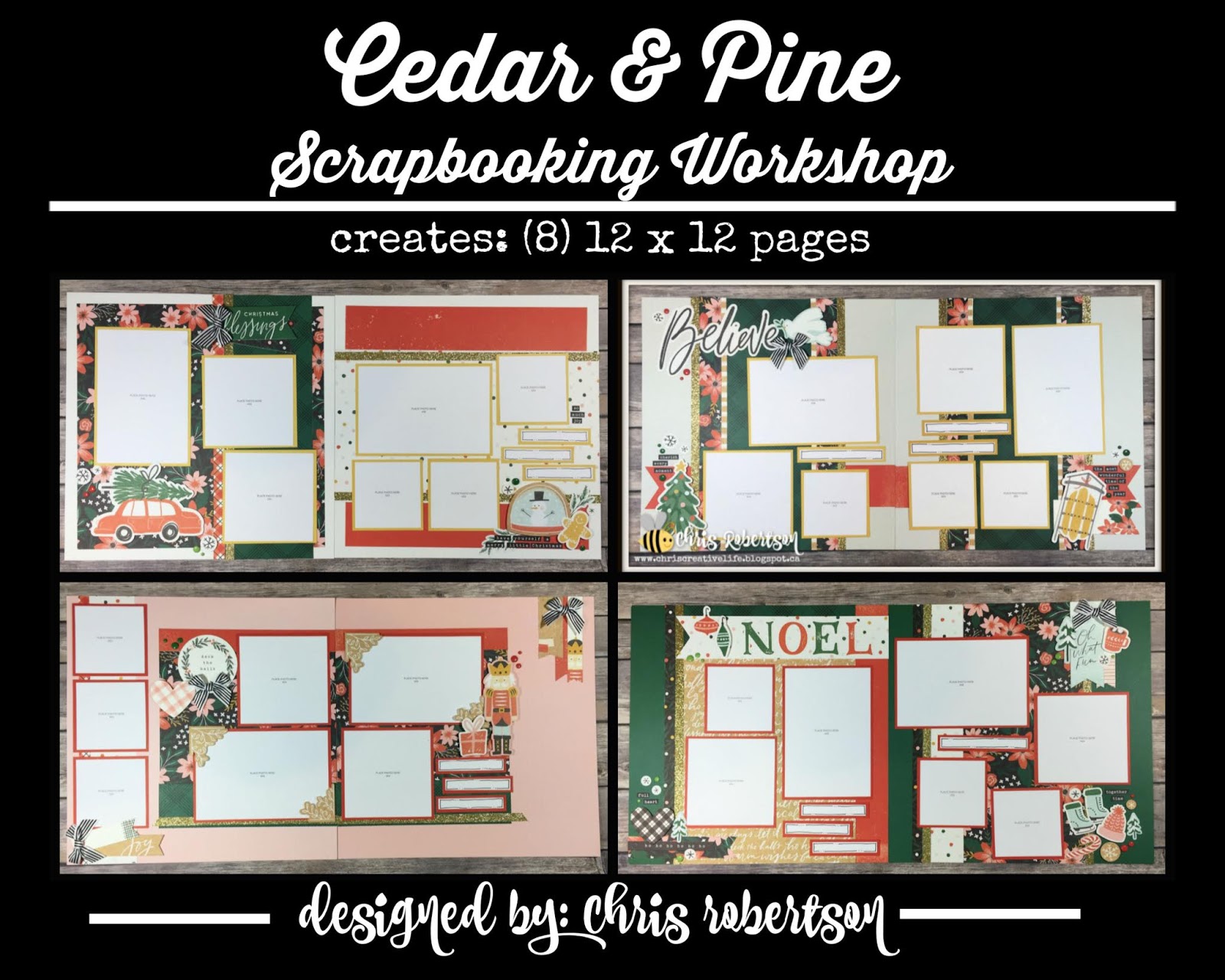 Cedar & Pine Scrapbooking Workshop
