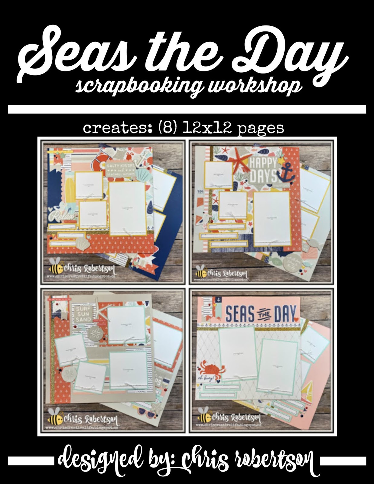 Seas the Day Scrapbooking Workshop