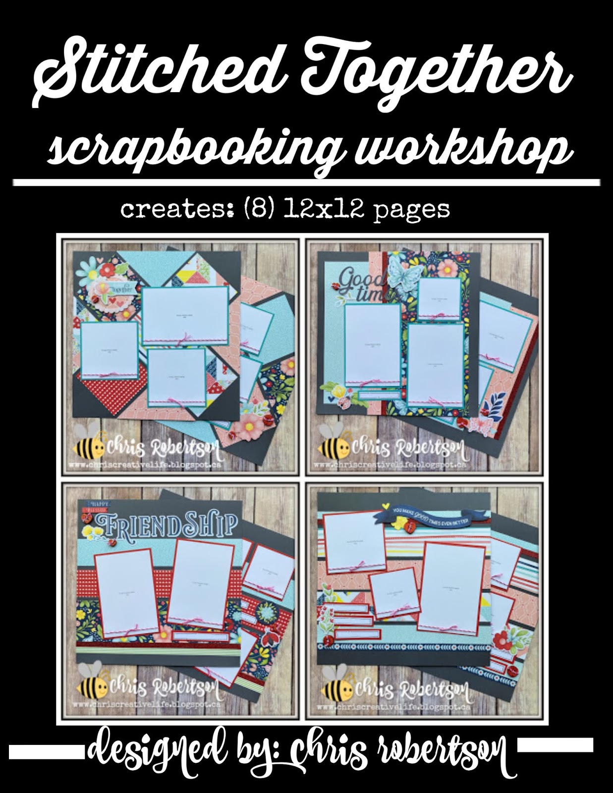 Stitched Together Scrapbooking Workshop