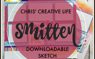 A Smitten Layout with a sketch