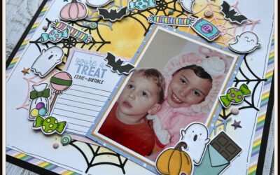 Preserving Spook-tacular Memories: ‘I Want Candy Halloween Scrapbook Layout’ Tutorial