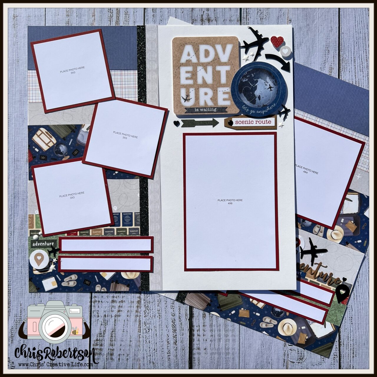 Let’s Go Anywhere Scrapbooking Workshop | Chris' Creative Life
