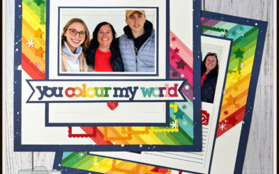 Get Creative with Close to My Heart Cardstock: From a single to a double page layout!