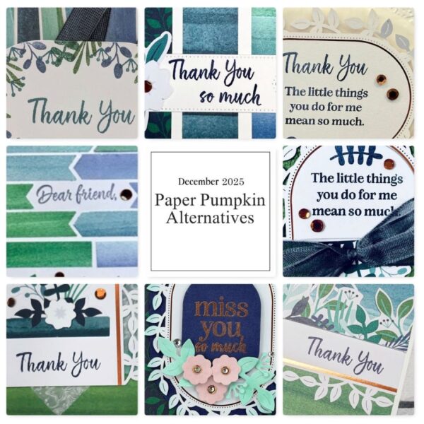 2025 December Watercolor In Bloom Alternative Projects