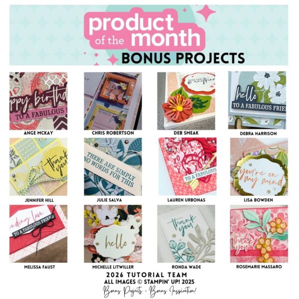 Product of the Month Bonus Projects January 2026