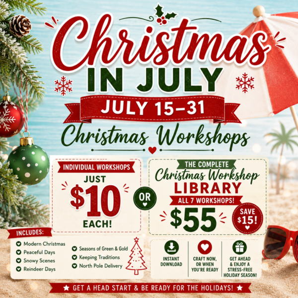 Christmas Workshop Library Bundle (Christmas in July Special 2026)